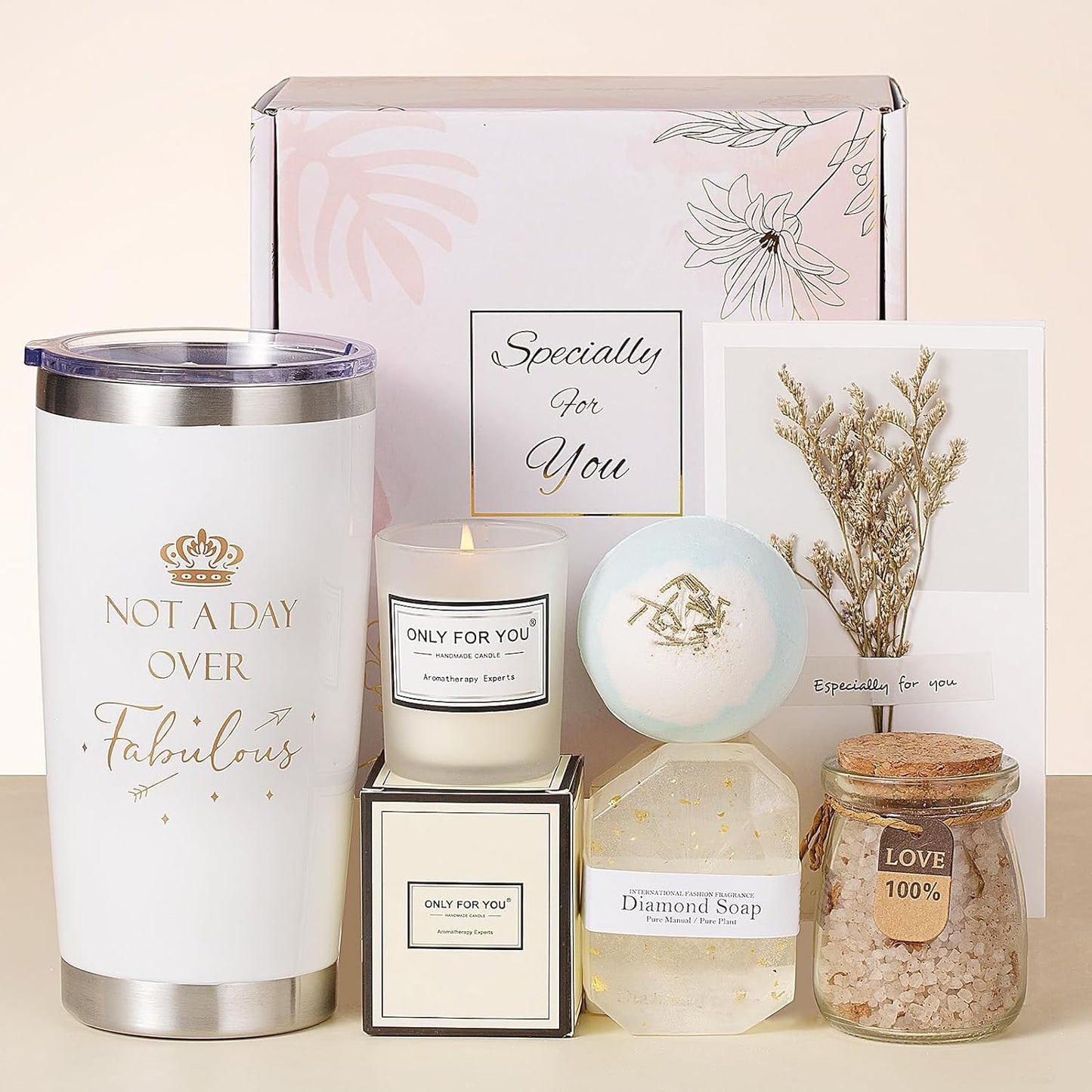 Valentines Day Gifts for Women, Gifts for Women Birthday Unique, Happy Birthday Gifts Ideas for Friendship Best Friend Female Her Mom Sister, Spa Gift Baskets for Wife Who Have Everything, 40th 50th