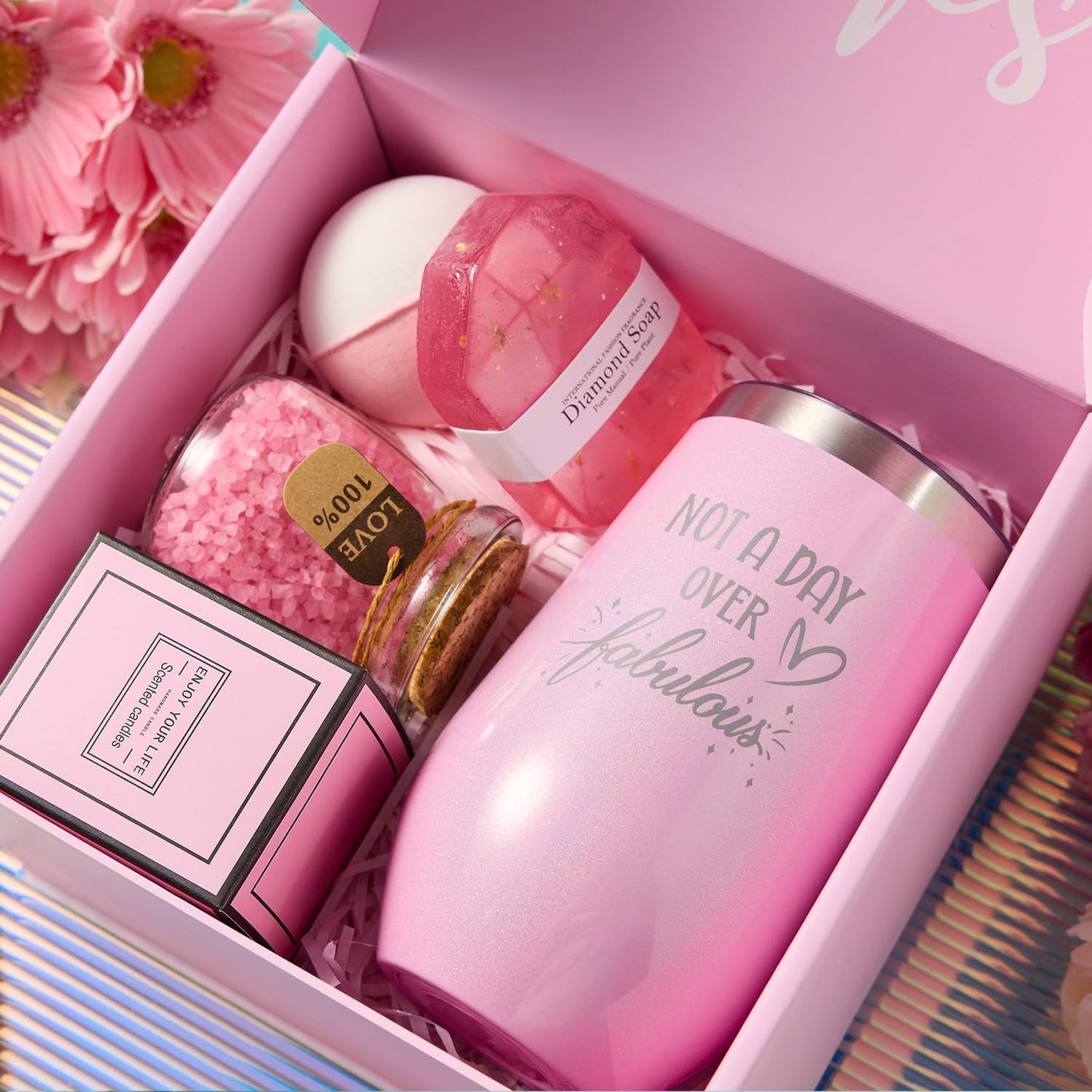 Gifts for Women, Unique Spa Gift Basket Set for Mothers Day, Valentines Day - Christmas Gifts for Women, Mom, Friends Female, Sister, Her, Girlfriend, Wife, Teacher, Nurse