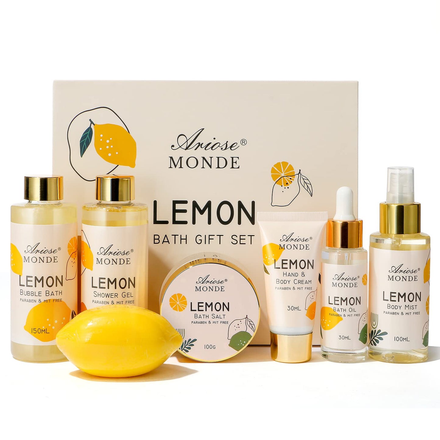 Home Spa Gift Basket, Bath Spa Kit for Women, with Body Lotion, Shower Gel, Bubble Bath, Body Scrub, Bath Salt, Bath Bomb, Bath Gift Set for Mother, Wife Her, with Magnolia and Jasmine Scent