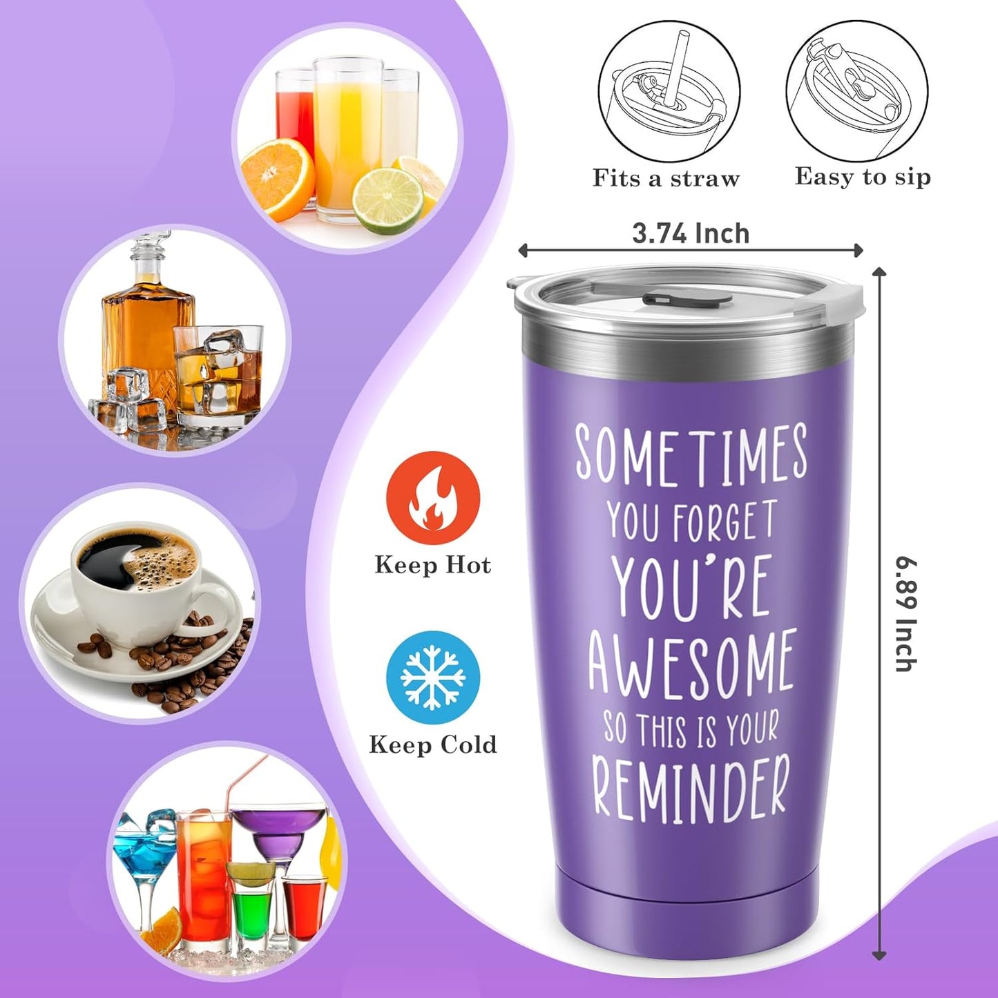 Jekeno Birthday Gifts for Women Girls - Christmas Gifts for Her Presents for Mom Wife Sister Bestie Friends Girlfriend Teacher Nurse Relaxing Spa Basket Box Gift Set Female Mug Tumbler