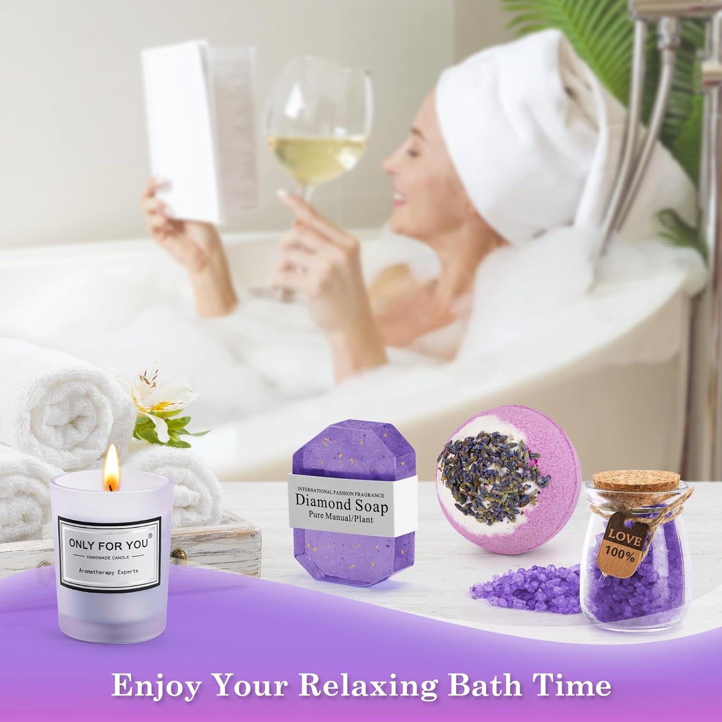 Jekeno Birthday Gifts for Women Girls - Christmas Gifts for Her Presents for Mom Wife Sister Bestie Friends Girlfriend Teacher Nurse Relaxing Spa Basket Box Gift Set Female Mug Tumbler