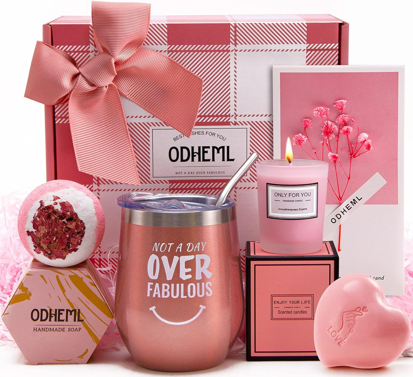 Personalized Birthday Gift Set for Women - From Daughter, Son, Girlfriend, Friend - For Mom, Sister, Bestie - Christmas, Anniversary, Valentine's Day, Mother's Day Gifts