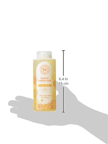 The Honest Company Foaming Bubble Bath | Gentle for Baby | Naturally Derived, Tear-free, Hypoallergenic | Citrus Vanilla Refresh, 12 fl oz