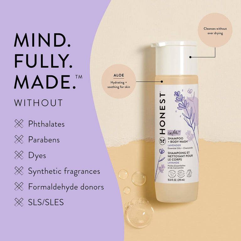 The Honest Company Foaming Bubble Bath | Gentle for Baby | Naturally Derived, Tear-free, Hypoallergenic | Citrus Vanilla Refresh, 12 fl oz