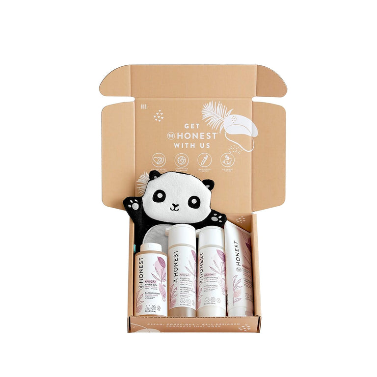 The Honest Company Foaming Bubble Bath | Gentle for Baby | Naturally Derived, Tear-free, Hypoallergenic | Citrus Vanilla Refresh, 12 fl oz