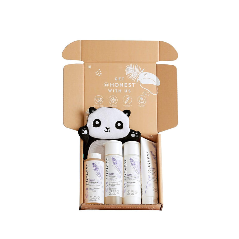 The Honest Company Foaming Bubble Bath | Gentle for Baby | Naturally Derived, Tear-free, Hypoallergenic | Citrus Vanilla Refresh, 12 fl oz