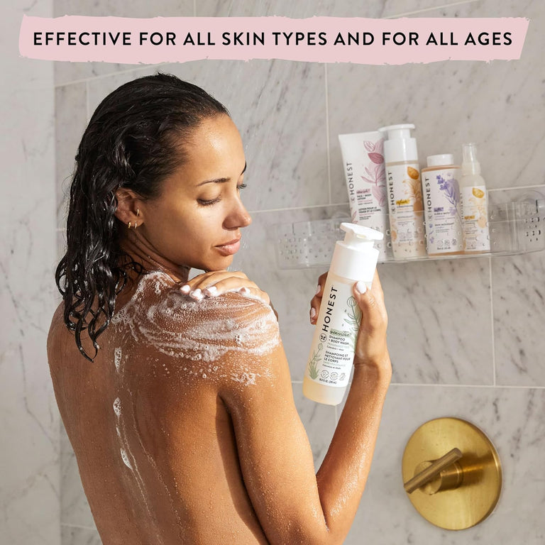 The Honest Company Foaming Bubble Bath | Gentle for Baby | Naturally Derived, Tear-free, Hypoallergenic | Citrus Vanilla Refresh, 12 fl oz